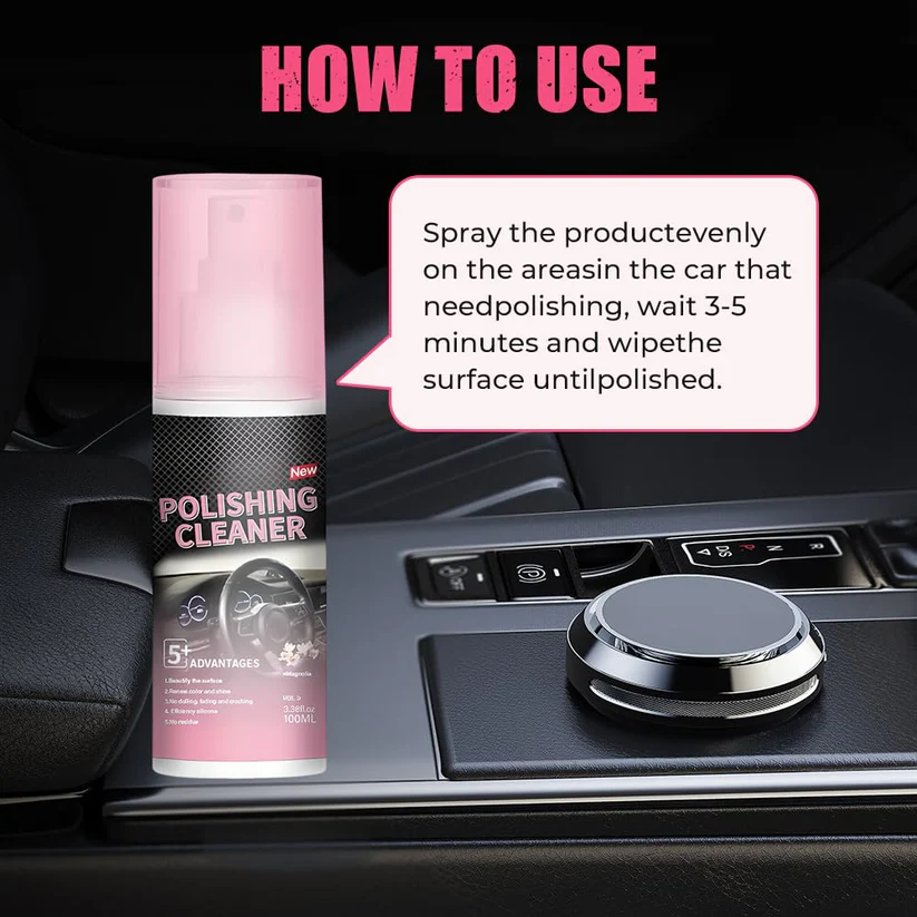 🔥LAST DAY 70% OFF - Polishing Cleaner, Car Interior Cleaner