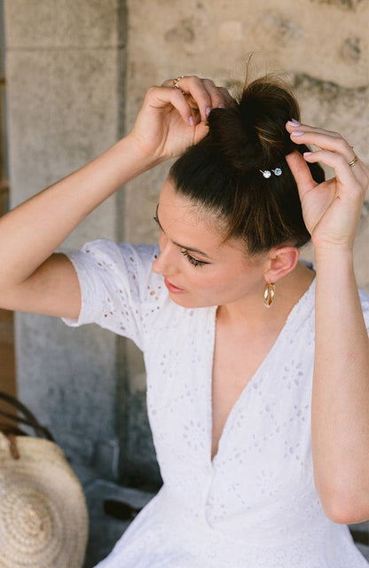 Little Gem Crystal Bobby Pin Pair