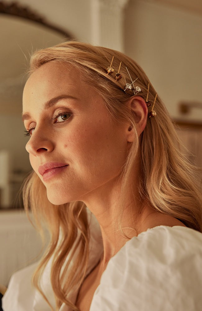 Little Gem Crystal Bobby Pin Pair